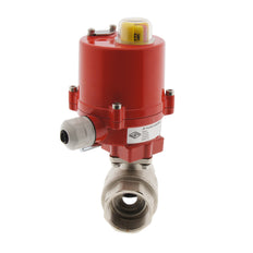 G2'' 12V DC 2-Way Brass Electrical Ball Valve - BL2BA