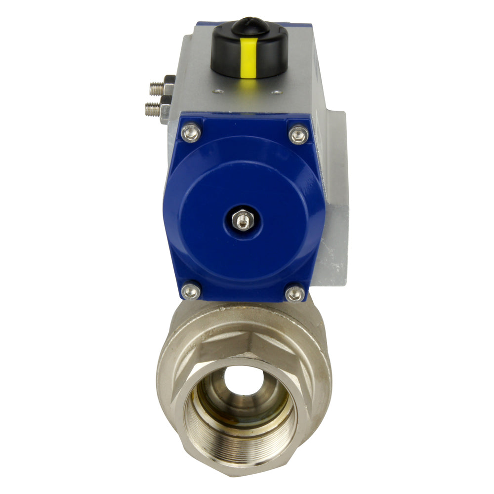 G4'' Vanne À Boule Pneumatique En Laiton À Double Effet - BL2BA