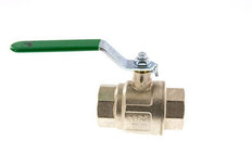 Robinet à boisseau sphérique à 2 voies en laiton Rp 1-1/2 pouce pour eau potable