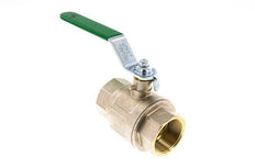 Robinet à boisseau sphérique à 2 voies en laiton Rp 1-1/2 pouce pour eau potable