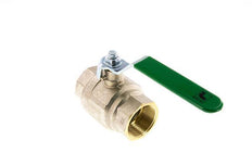Robinet à boisseau sphérique à 2 voies en laiton Rp 1-1/2 pouce pour eau potable