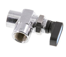 Vanne à bille en laiton à angle droit, 2 voies, compacte, G 1/4 pouce
