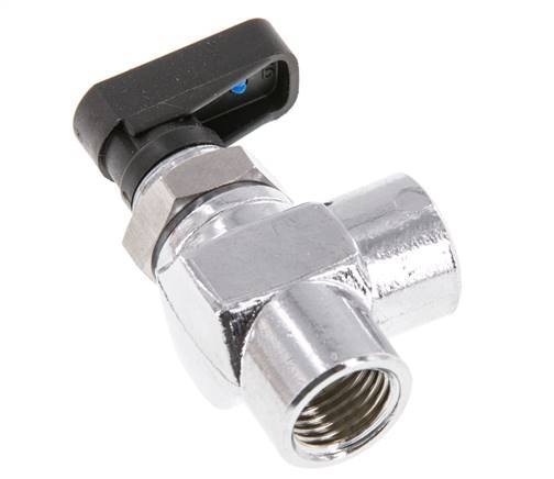 Vanne à bille en laiton à angle droit, 2 voies, compacte, G 1/4 pouce
