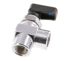 Vanne à bille en laiton à angle droit, 2 voies, compacte, G 1/4 pouce