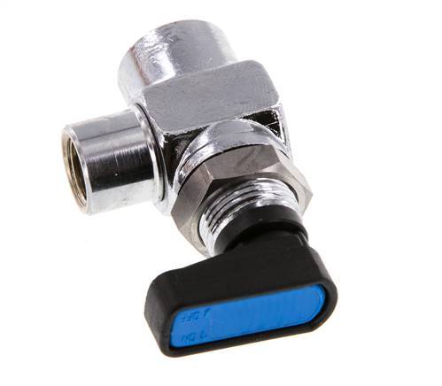 Vanne à bille en laiton à angle droit, 2 voies, compacte, G 1/8 pouce