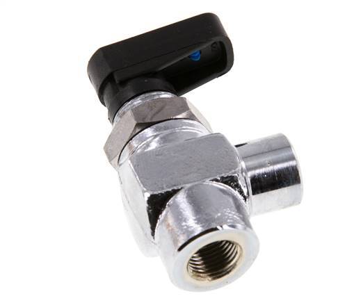 Vanne à bille en laiton à angle droit, 2 voies, compacte, G 1/8 pouce