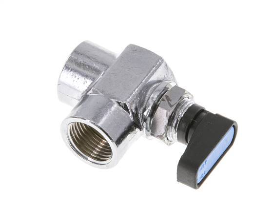 Vanne à bille en laiton à angle droit, 2 voies, compacte, G 3/8 pouces