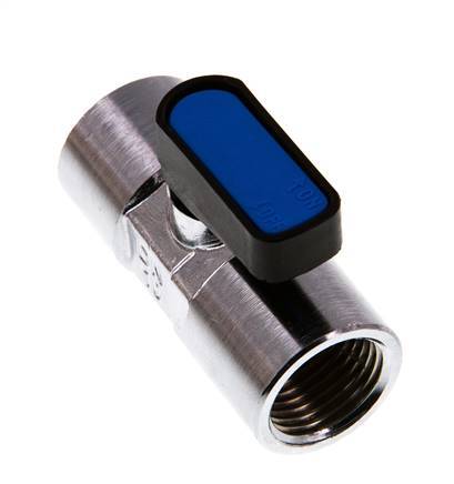 Rp 1/2" 2-Way Brass Mini Ball Valve Compact EN331 Gas 20 Bar