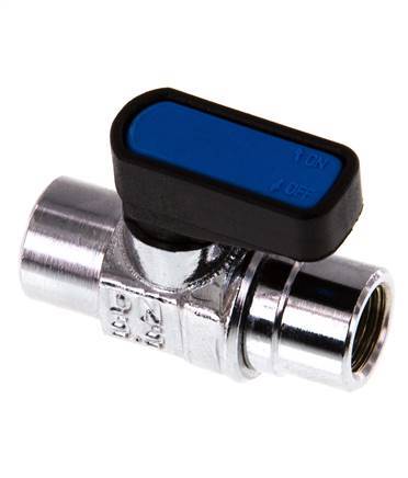 Rp 1/8" 2-Way Brass Mini Ball Valve Compact EN331 Gas 20 Bar