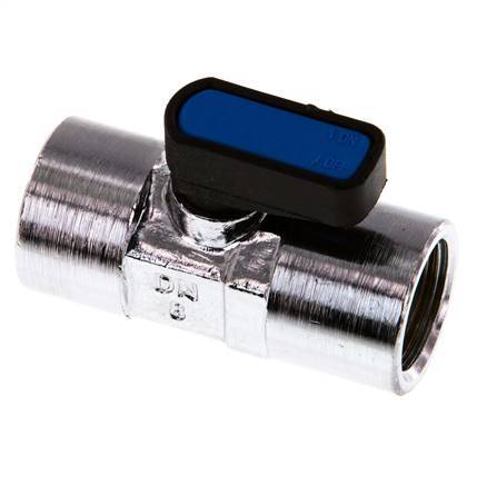 Rp 3/8" 2-Way Brass Mini Ball Valve Compact EN331 Gas 20 Bar