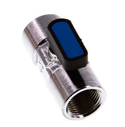Rp 3/8" 2-Way Brass Mini Ball Valve Compact EN331 Gas 20 Bar
