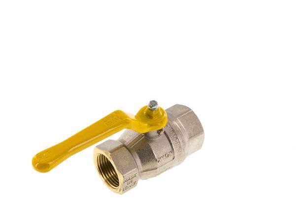 Robinet à bille en laiton à 2 voies pour gaz Rp 1 pouce
