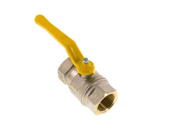 Robinet à bille en laiton à 2 voies pour gaz Rp 1 pouce