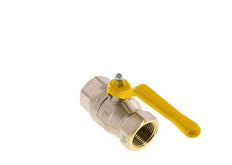 Robinet à bille en laiton à 2 voies pour gaz Rp 1 pouce