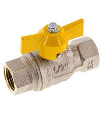 Rp 1/2 inch Gas 2-Way Butterfly handle Brass Ball Valve
