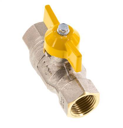 Rp 1/2 inch Gas 2-Way Butterfly handle Brass Ball Valve