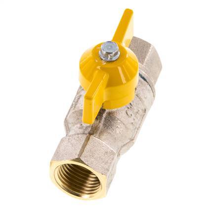 Rp 1/2 inch Gas 2-Way Butterfly handle Brass Ball Valve