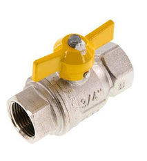 Rp 3/4 inch Gas 2-Way Butterfly handle Brass Ball Valve