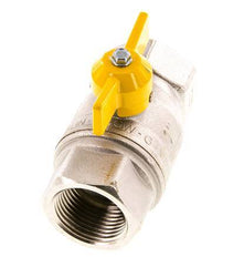 Rp 1 inch Gas 2-Way Butterfly handle Brass Ball Valve