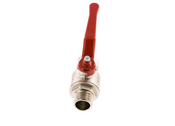 Robinet à boisseau sphérique en laiton à 2 voies, de mâle à femelle, R/Rp, 3/4"