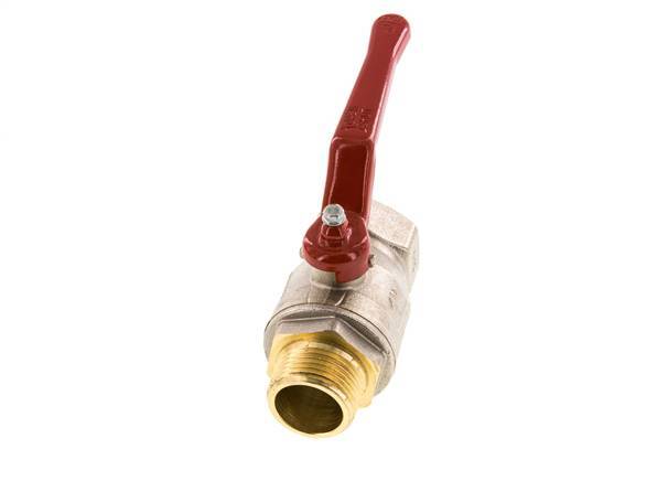 Robinet à boisseau sphérique à 2 voies en laiton, mâle à femelle, R/Rp, 1 pouce