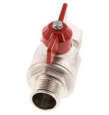 Robinet à boisseau sphérique en laiton à poignée papillon mâle vers femelle R/Rp 3/4 Pouce 2 voies