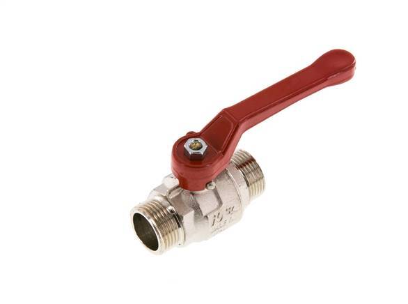 Vanne à boisseau sphérique en laiton à 2 voies, filetage mâle de 3/4 pouce G