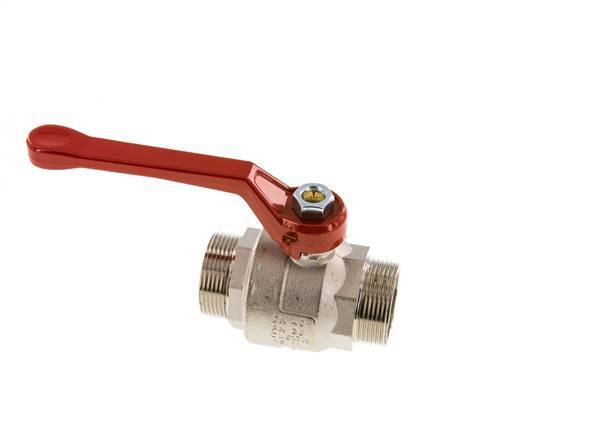 G 1-1/2 inch Male Threaded 2-Way Brass Ball Valve