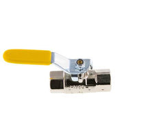 Robinet à boisseau sphérique en laiton à 2 voies pour oxygène Rp 3/8 pouces