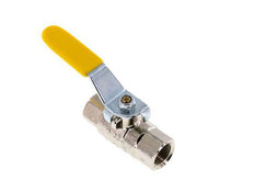 Robinet à boisseau sphérique en laiton à 2 voies pour oxygène Rp 3/8 pouces