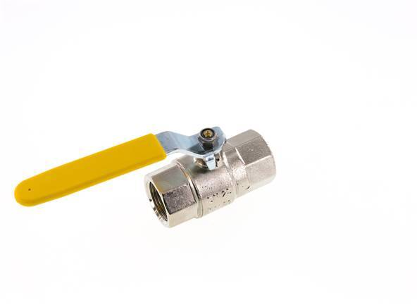 Robinet à boisseau sphérique en laiton à 2 voies pour oxygène Rp 1 pouce
