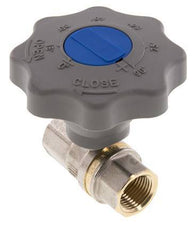 Rp 1/2" Soft Close Hand Wheel Gas and Water 2-Way Brass Ball Valve