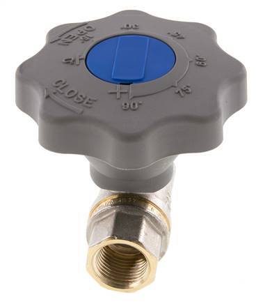 Rp 1/2" Soft Close Hand Wheel Gas and Water 2-Way Brass Ball Valve