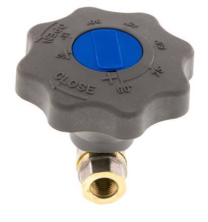 Rp 1/4 inch Soft Close Hand Wheel Gas and Water 2-Way Brass Ball Valve