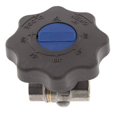 Rp 3/8 inch Soft Close Hand Wheel Gas and Water 2-Way Brass Ball Valve