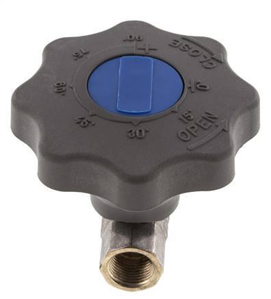 Rp 3/8 inch Soft Close Hand Wheel Gas and Water 2-Way Brass Ball Valve