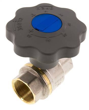Rp 1-1/2 inch Soft Close Hand Wheel Gas and Water 2-Way Brass Ball Valve