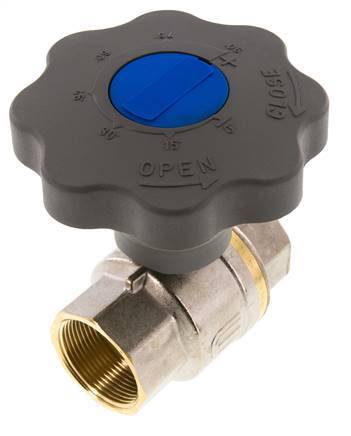 Rp 1-1/2 inch Soft Close Hand Wheel Gas and Water 2-Way Brass Ball Valve