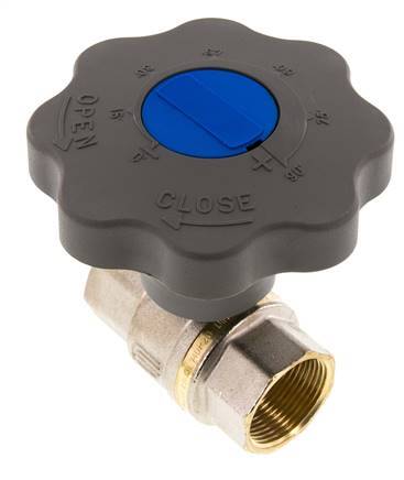 Rp 1-1/4 inch Soft Close Hand Wheel Gas and Water 2-Way Brass Ball Valve