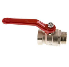 Vanne à boisseau sphérique à 2 voies en laiton, mâle à femelle R/Rp 1-1/4 inch Compact PN 25