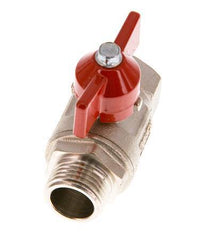 Mâle à Femelle G/G 1/2 pouce Poignée Papillon Conception Courte Vanne à Boule en Laiton à 2 Voies