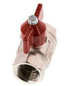 Vanne à Boisseau Sphérique Gaz 2 Voies Laiton - 1/2 Pouce, Pour Usage Domestique Ou Industriel - 8