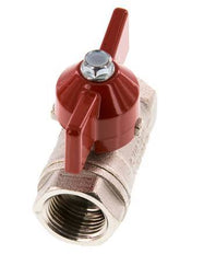 Robinet à boisseau sphérique compact à 2 voies en laiton avec poignée papillon G 3/8 pouce