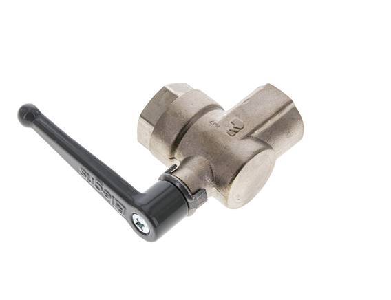 Vanne à bille en laiton à angle droit 2 voies G 1/2 pouce