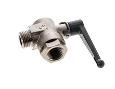 Robinet à boisseau sphérique en laiton à angle droit, 2 voies, de mâle à femelle G/G 1/2 pouce