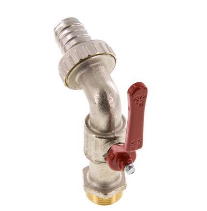G 1 inch Brass 2-Way Faucet Ball Valve