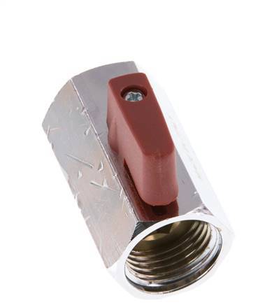 G 1/2" 2-Way Brass Mini Ball Valve 15 Bar