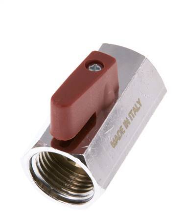 G 1/2" 2-Way Brass Mini Ball Valve 15 Bar