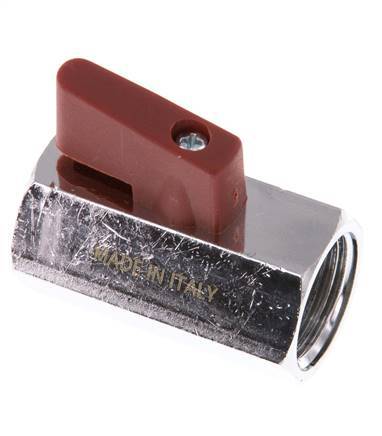 G 1/2" 2-Way Brass Mini Ball Valve 15 Bar