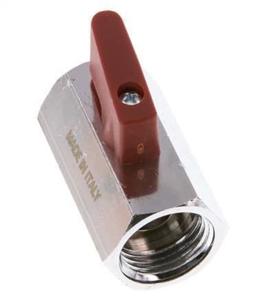 G 1/2" 2-Way Brass Mini Ball Valve 15 Bar